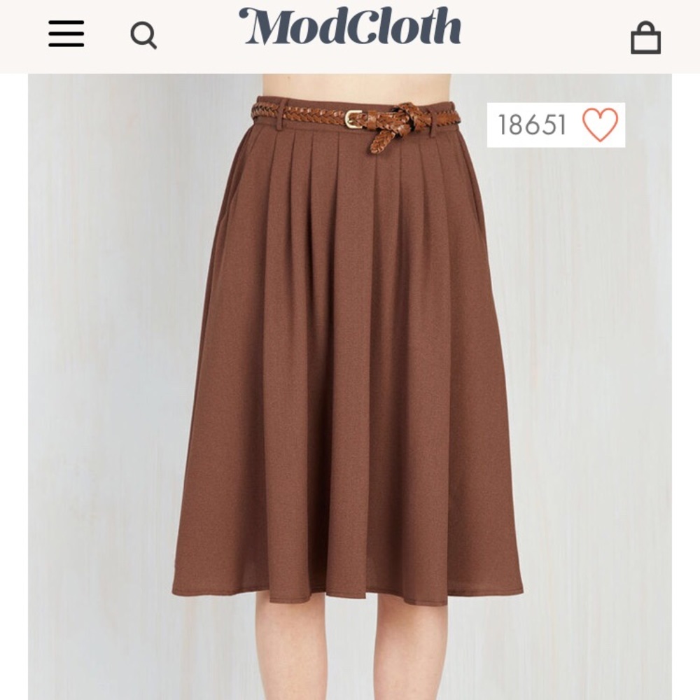 Looking For: Breathtaking Tigerlilies Skirt:Cocoa!